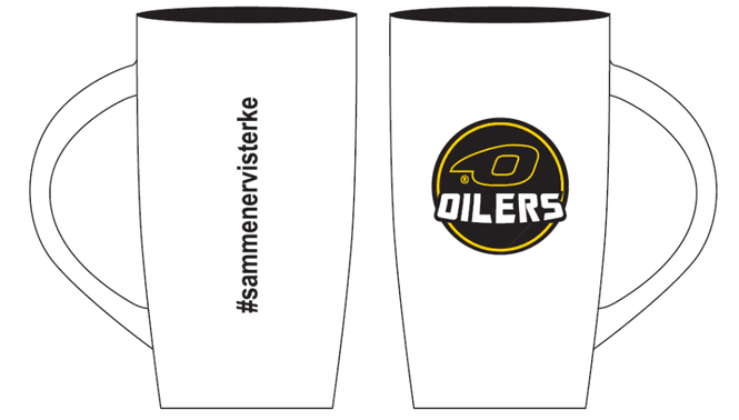 Hovedbilde Oilers Kaffekrus - Hvit